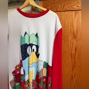 Men’s Bluey Christmas Sleep Shirt